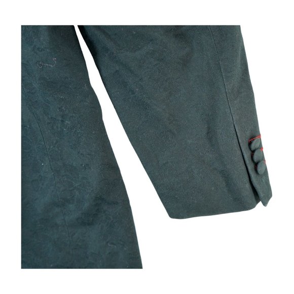 Rare Vintage Tiglio Rosso Men's Bird Embroidered ~ Floral/Paisley design ~ Sz 52 - Picture 7 of 9